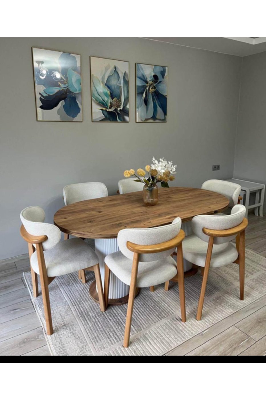 e0223896d008002b1d35edf1f36f1be1 Home Bohem ahşap masa sandalye takımı - Görsel 1