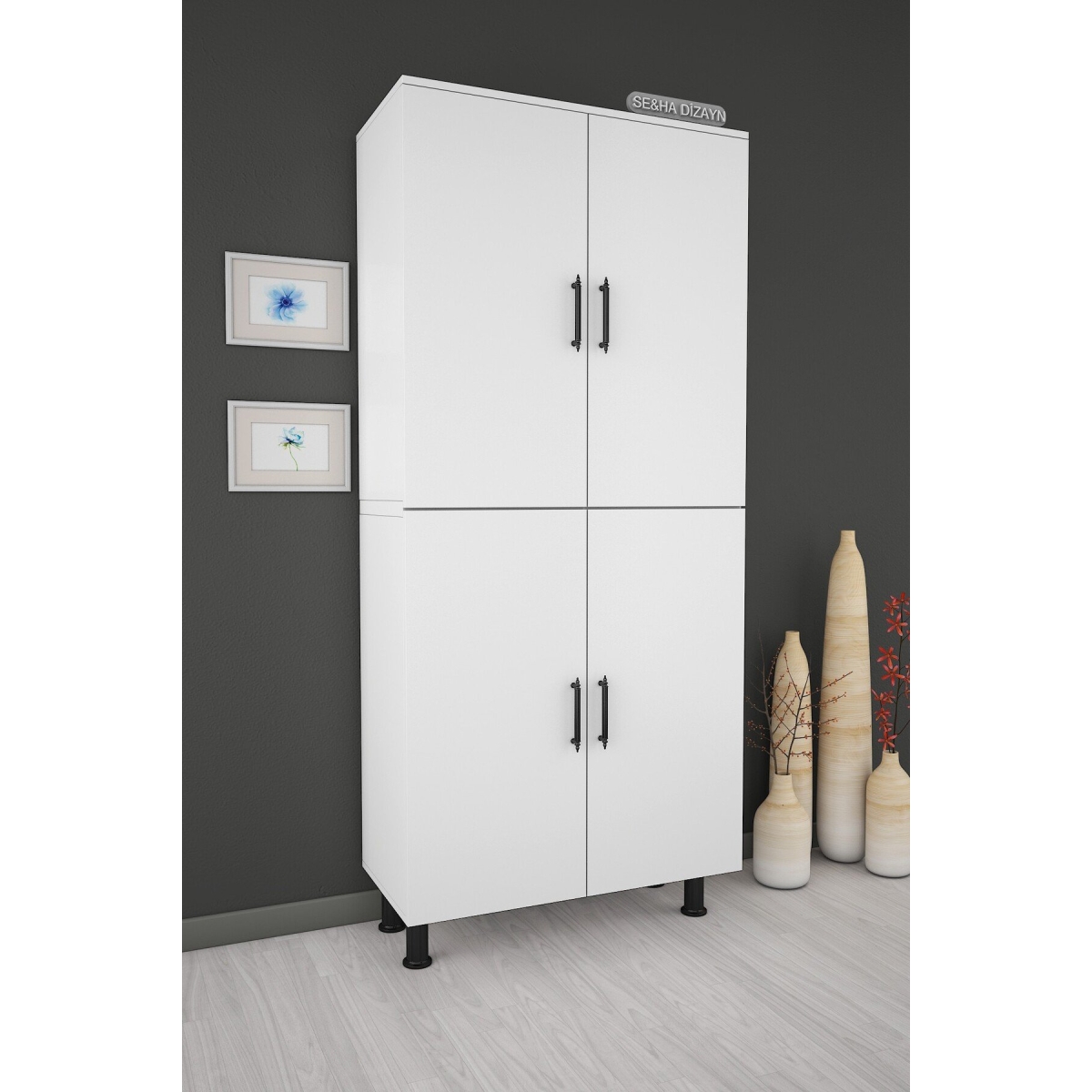 A-SOBE Seramik & Ahşap Çok Amaçlı Dolap Kiler 70 Cm - Görsel 2