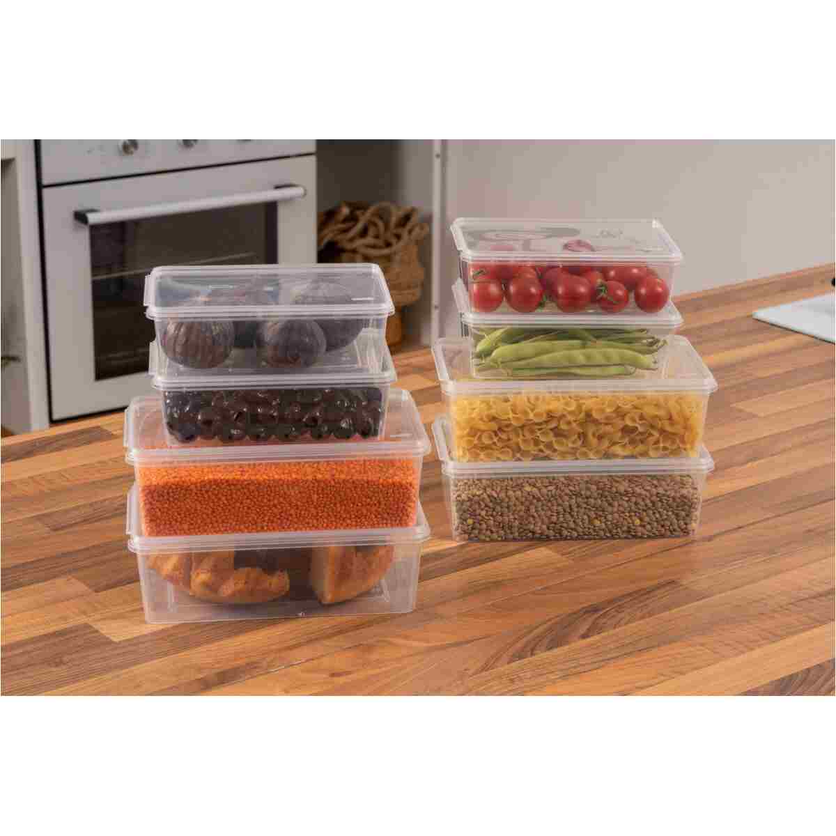 SUPERPUP 20'li Set 1 Lt. ve 2 Lt. Kendinden Kapaklı Derin Dondurucuya Uygun Saklama Kabı - Görsel 2