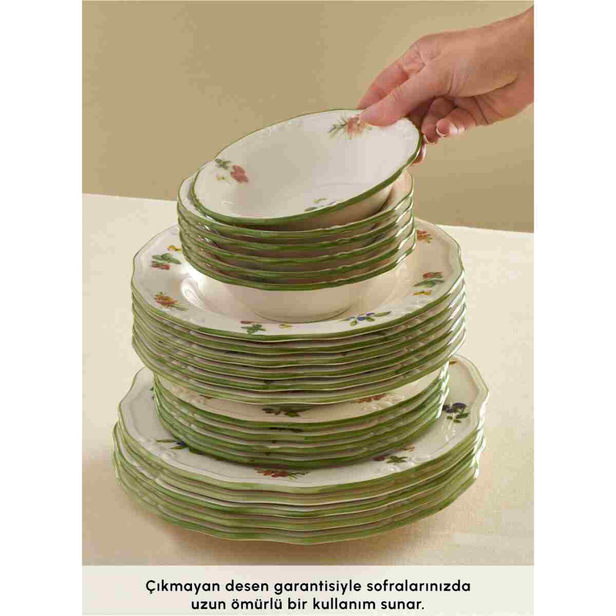 Emsan Majestic Stoneware 24 Parça 6 Kişilik Yemek Takımı - Görsel 4