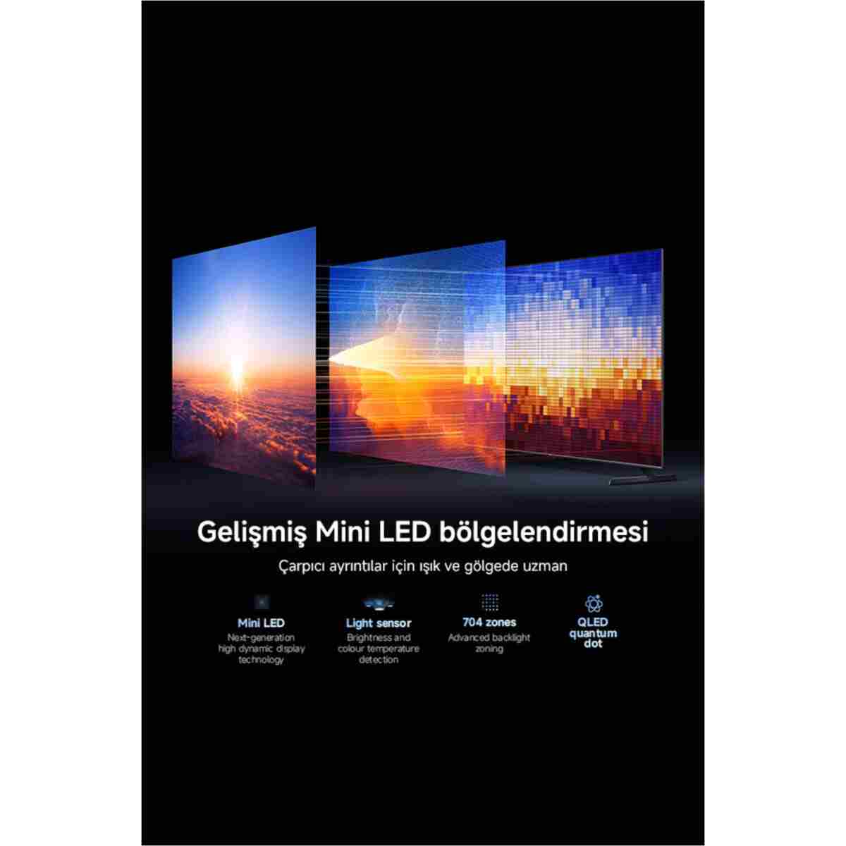 Xiaomi TV S Pro Mini LED 75 2026 – 75" 190 4K Ultra HD Mini LED 144 Hz Uydu Alıcılı Google Smart TV - Görsel 20