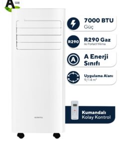 KUMTEL KMPAC-7 Juniper Portatif Taşınabilir Klima