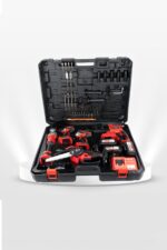 KİMMEER PLUS Profesyonel 21V Matkap Hilti Taşlama Somun Sıkma Testere 5'lı Set - Görsel 4