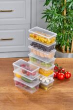 Tiklasende 20 ADET KENDİNDEN KAPAKLI DERİN DONDURUCUYA UYGUN SAKLAMA KABI ,DÜZENLEYİCİ 500 ML - Görsel 5
