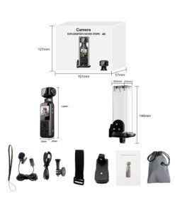 Alternative view of TARÇIN 4K Ultra HD Mini Aksiyon Kamerası | Wi-Fi , 270° Döner Lens, EIS Stabilizasyon