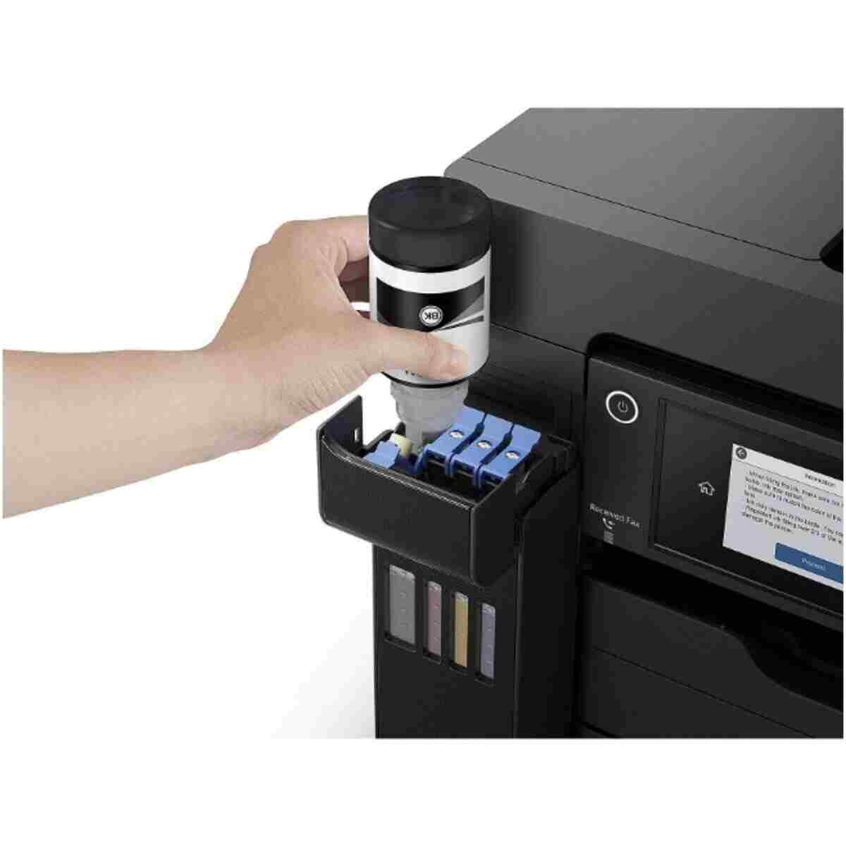 EPSON A3 Renkli L15150 Çok Fonksiyonlu Tanklı Dublex Yazıcı Fax USB 2.0,Ethernet,Kablosuz - Görsel 4