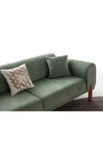 EDSY HOME Armoni 3+3+1+1 Koltuk Takımı Yeşil - Görsel 5