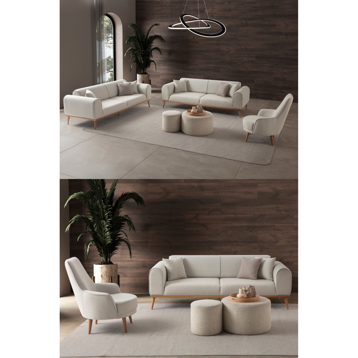 EDSY HOME Rebull 3+3+1 Koltuk Takımı Gri - Görsel 13