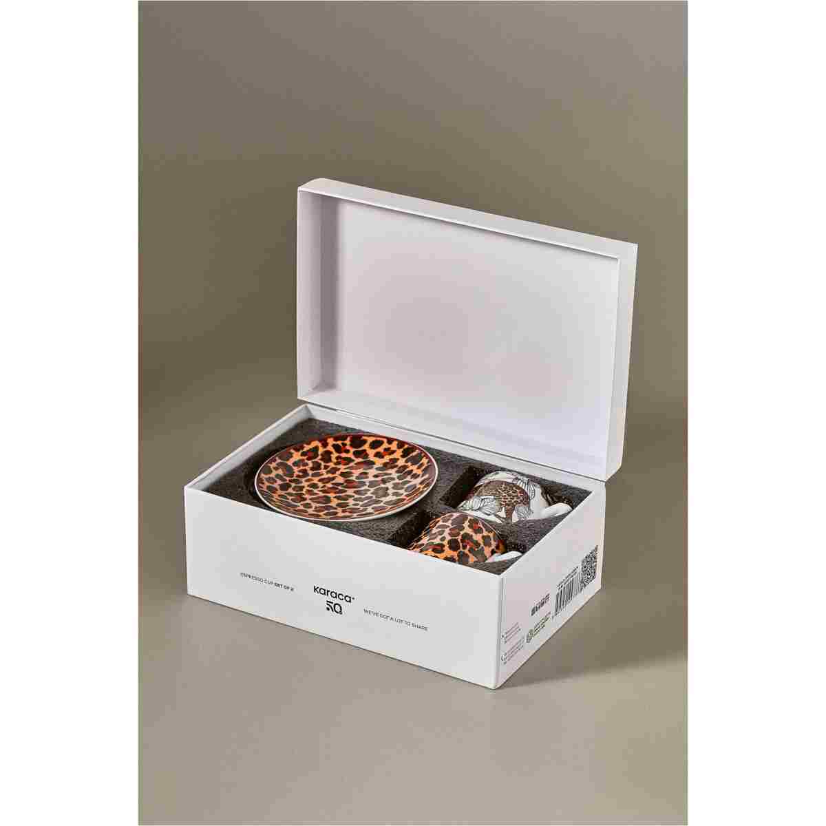 Karaca Tiger 2 Kişilik Kahve Fincan Takımı 80 Ml - Görsel 9