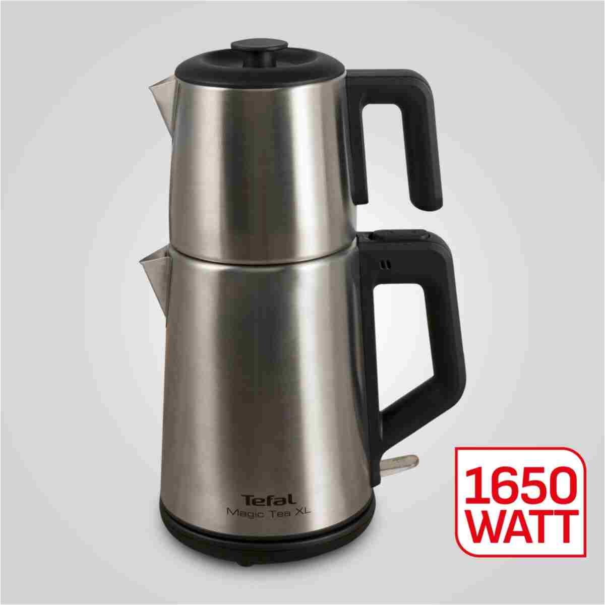 TEFAL Magic Tea XL Paslanmaz Çelik Gövdeli 1650 Watt Çay Makinesi - Inox - Görsel 3