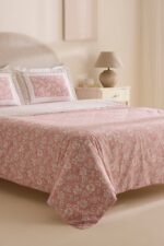Karaca Home Celerina Pembe %100 Pamuk Çift Kişilik Fitted Nevresim Takımı - Görsel 11