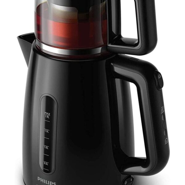 Philips Hd7301 Çay Makinesi, 1.9 L Kapasite, Gizli Rezistans, 1700 W ,siyah ,otomatik Kapanma