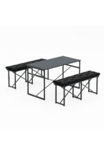 Güzelkan Masa Takımı Minderli Bench Bank Masa Seti Masa Mutfak Masası Yemek Masa - Görsel 5