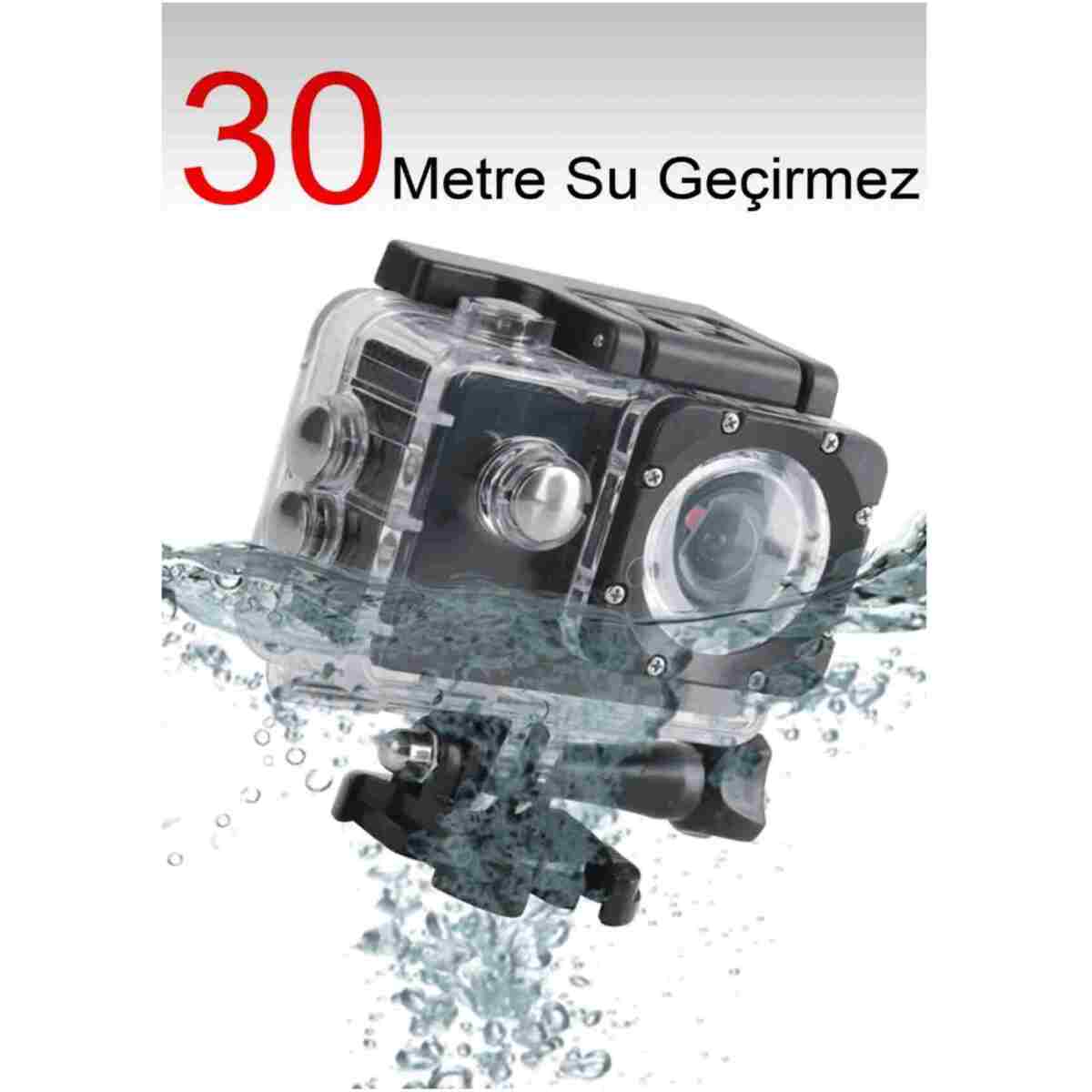 EMİN ENSAR HOME Aksiyon Kamerasi Kask Motorsiklet Bisikleti Deniz Ultra Sporlar Hd 1080p Int 4k Wifi - Görsel 6