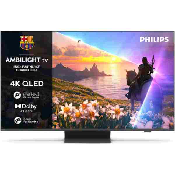 Philips Ambilight TV 65PUS8600/12 4K UHD QLED 164cm 65" Smart TV Dolby Atmos Titan OS
