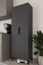 AYMOBSAN 2 Kapaklı Winter Boy Dolabı , Çok Amaçlı Dolap , Killer Dolabı, Banyo Dolabı, Mutfak Dolabı, Beyaz - Görsel 6