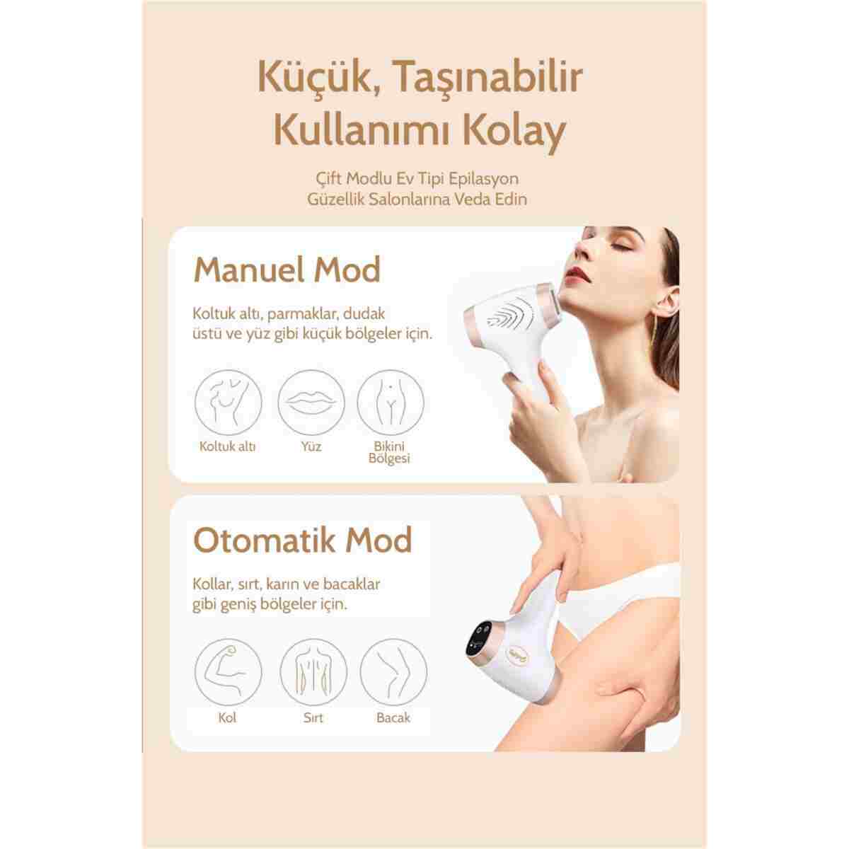 GoldMi Ipl Buz Lazer Epilasyon Cihazı - Sınırsız Atım Cilt Gençleştirme Otomatik/Manuel 21J Yüksek Enerjili - Görsel 13