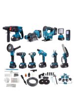 Dawreek ONBİRLİ SET Ş.HİLTİ+Ş.SPRAL+S.SIKMA+MATKAP+Ş.TESTERE+Ş.MAKAS+Ş.Dekupaj+Lazer Metre+OtoYıkama+Taşlama - Görsel 2