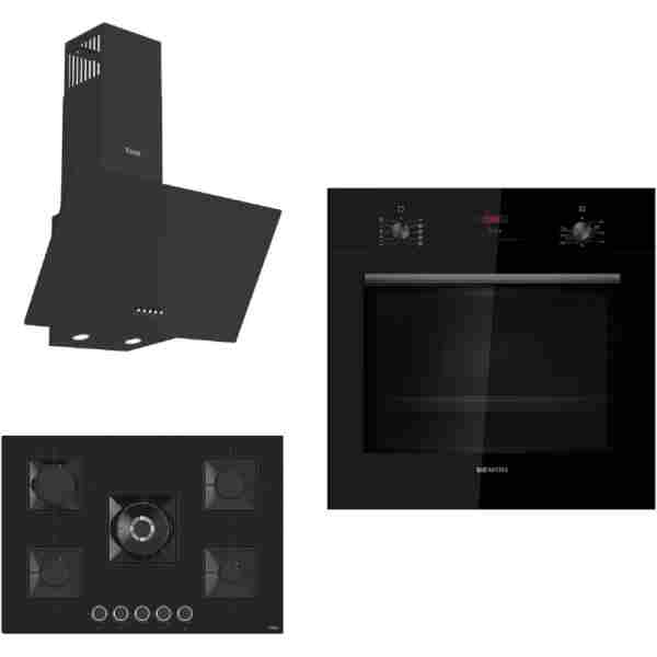 Siemens & Ferre Large Castelo 3 lü Ankastre Set ( HB012FBB1T - SS035 - D086 ) 75 cm Ocak