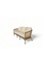 MONALİN HOME GARDEN Monalin Mobilya Miami 5 Kişilik(3-1-1-MASA) Rattan Örgü Bahçe Mobilyası - Görsel 4