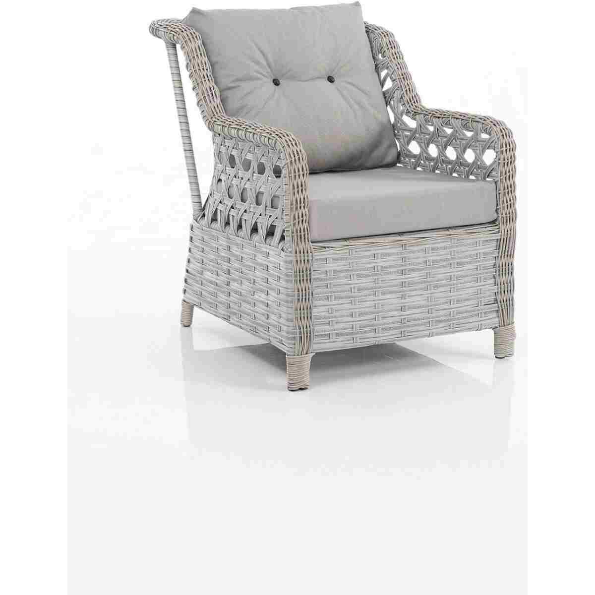 Evdemo Eren Rattan Puflu Bahçe Balkon Takımı 3+1+1 Gri - Görsel 4