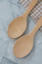 FBZhome 2'li Ahşap Yemek Kaşığı Tahta Kaşık Takımı - Görsel 3