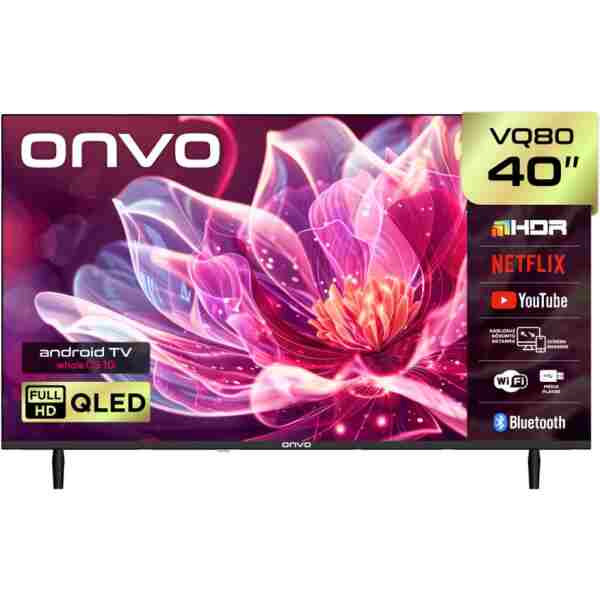 ONVO 40VQ80F2FA 40'' 102 Ekran Uydu Alıcılı Full HD WhaleOS QLED TV