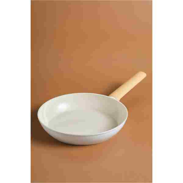 Karaca x Refika Swiss Crystal Almond Cream 0 Yağ İle Yanmaz Yapışmaz İndüksiyon Tabanlı Tava 26 Cm