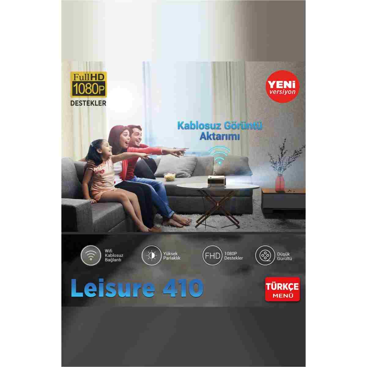 Vankyo Leisure 410 5g Wifi 1080p Destekli Lcd Led Projeksiyon Cihazı - 240 Inç Yansıtma - Dahili Hoparlör - Görsel 2