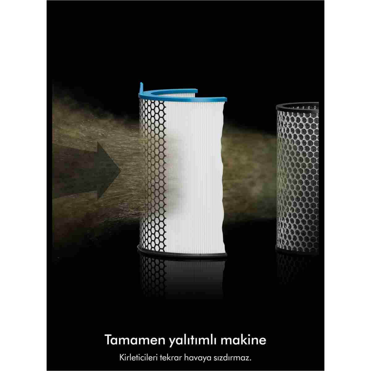 DYSON HushJet™ Kompakt Hava Temizleyici, 100 m2’ye Kadar Etkili, Fısıltı Kadar Sessiz, Elektrostatik ve Aktif Karbon Filtre (Siyah/Turkuaz) - Görsel 6