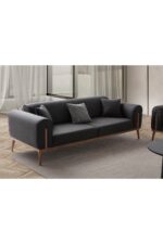 EDSY HOME Riva 3+1 Koltuk Takımı Antrasit - Görsel 3