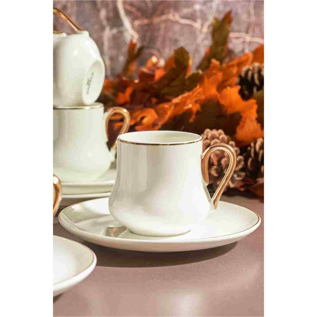 Karaca Helios 6 Kişilik Kahve Fincan Takımı 85 ml - Görsel 11
