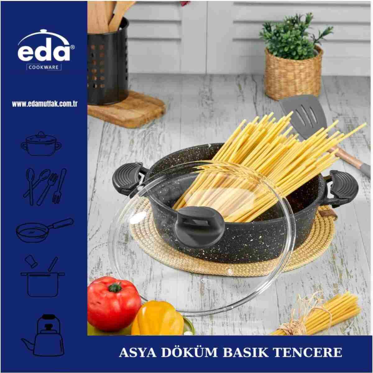 Eda 26 NO DÖKÜM PİLAVLIK TENCERE - Görsel 3
