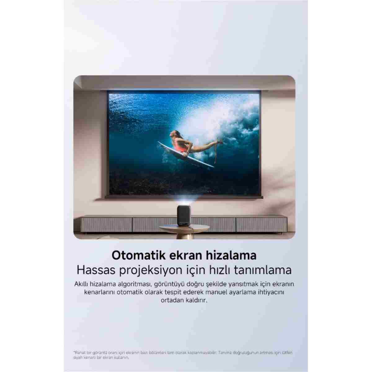 Xiaomi Smart Projector L1 Projeksiyon - Görsel 10