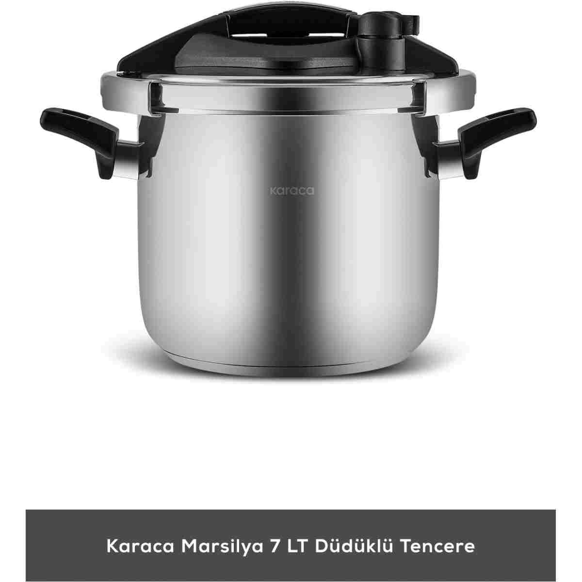 Karaca Marsilya Indüksiyon Tabanlı Düdüklü Tencere 7 Litre - Görsel 10