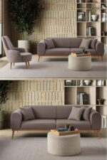 EDSY HOME Rebull 3+1 Koltuk Takımı Gri - Görsel 12