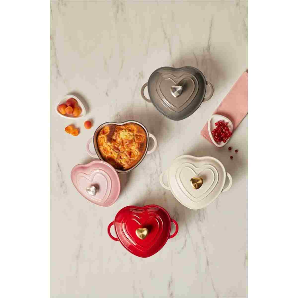 Karaca Love Demir Döküm Emayeli Tencere Pink 18 cm - Görsel 9