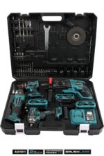 ASSUR PLUS 21V Darbeli Kömürsüz Kırıcı Delici Hilti & Taşlama & Matkap & Somun Sıkma Sökme 4'lü Set - Görsel 5