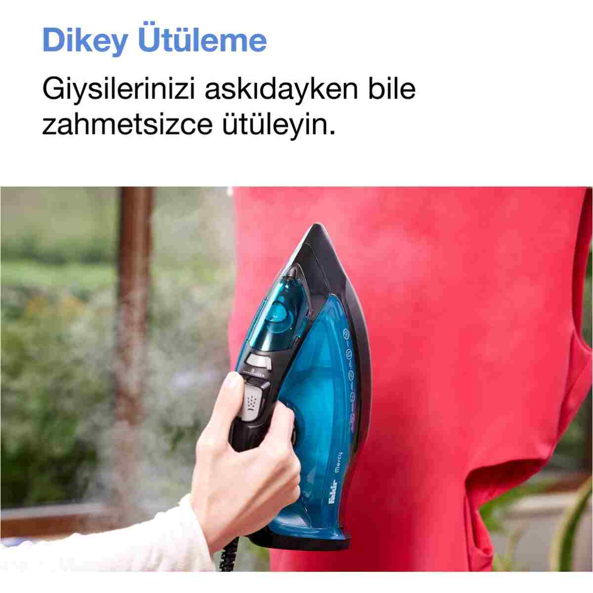 Fakir Mercy Seramik Taban Buharlı Ütü - Görsel 11
