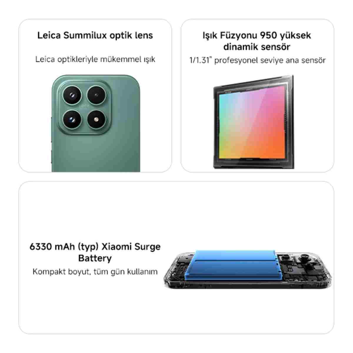 Xiaomi 17 12G+512G Mavi - Görsel 3