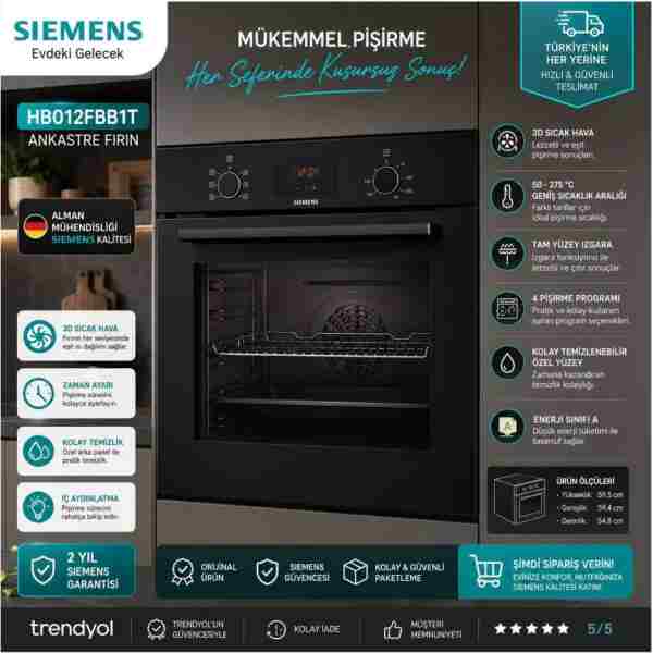 Siemens HB012FBB1T ANKASTRE