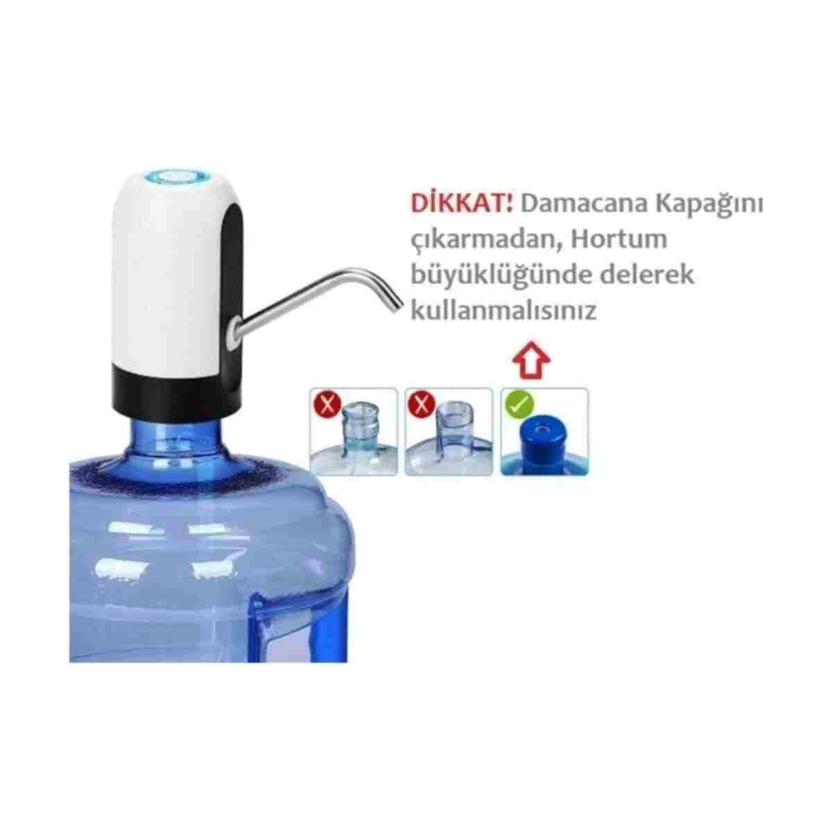 Senbaa Yeni Nesil Usb Şarjlı Damacana Su Sebili Otomatik Su Pompası - Görsel 6