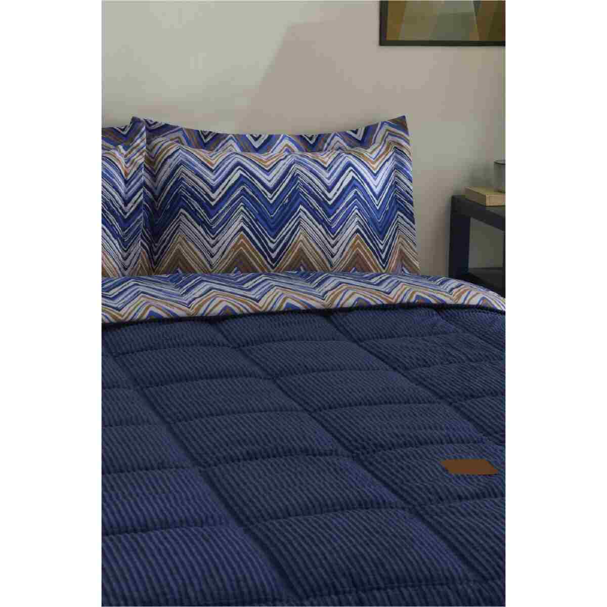 Karaca Home Vega Çift Kişilik Comfort Set Lacivert - Görsel 10