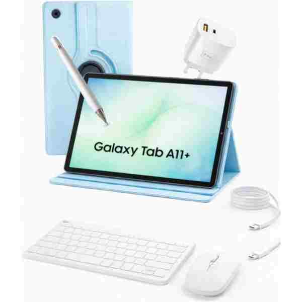 Samsung Galaxy Tab A11 Plus 6gb 128gb 11 İNÇ (KALEM HEDİYE) Kılıf Başlık Klavye Mouse Türkiye Garantili