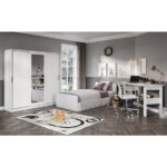 KZNMOB HOME Anemon 3 Parçalı Tek Kişilik Mdf Genç Odası Takımı - Tamamı 1. Kalite Mdf Gardrop, Masa, Karyola
