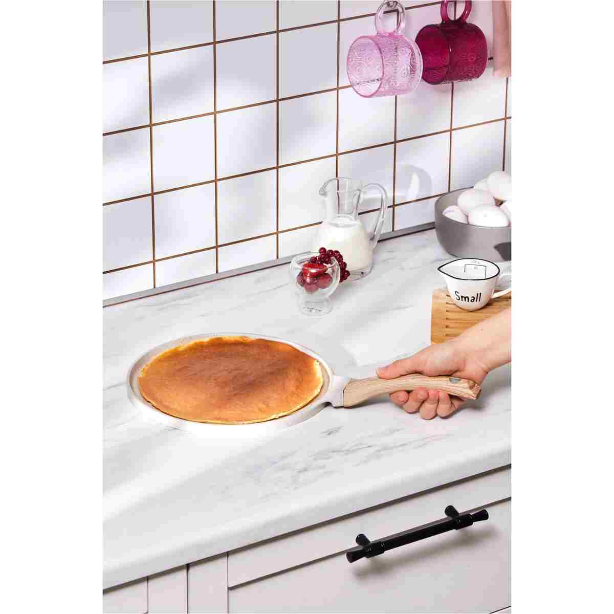 Karaca Mutfaksever Biogranit Döküm Krep Tava 26 Cm - Görsel 5