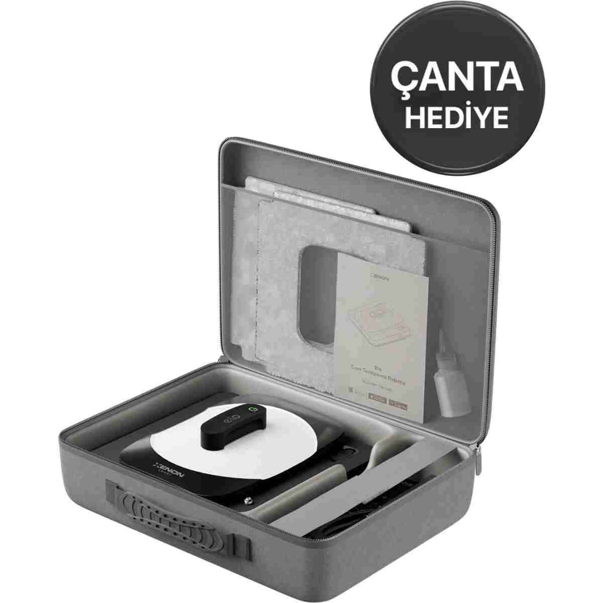 Xenon Smart Cam Silme Robotu ve 6 Adet Mop | Elo Serisi, Kumandalı, 3 Modlu, Mobil Kontrollü Set (B02878600003) - Görsel 8