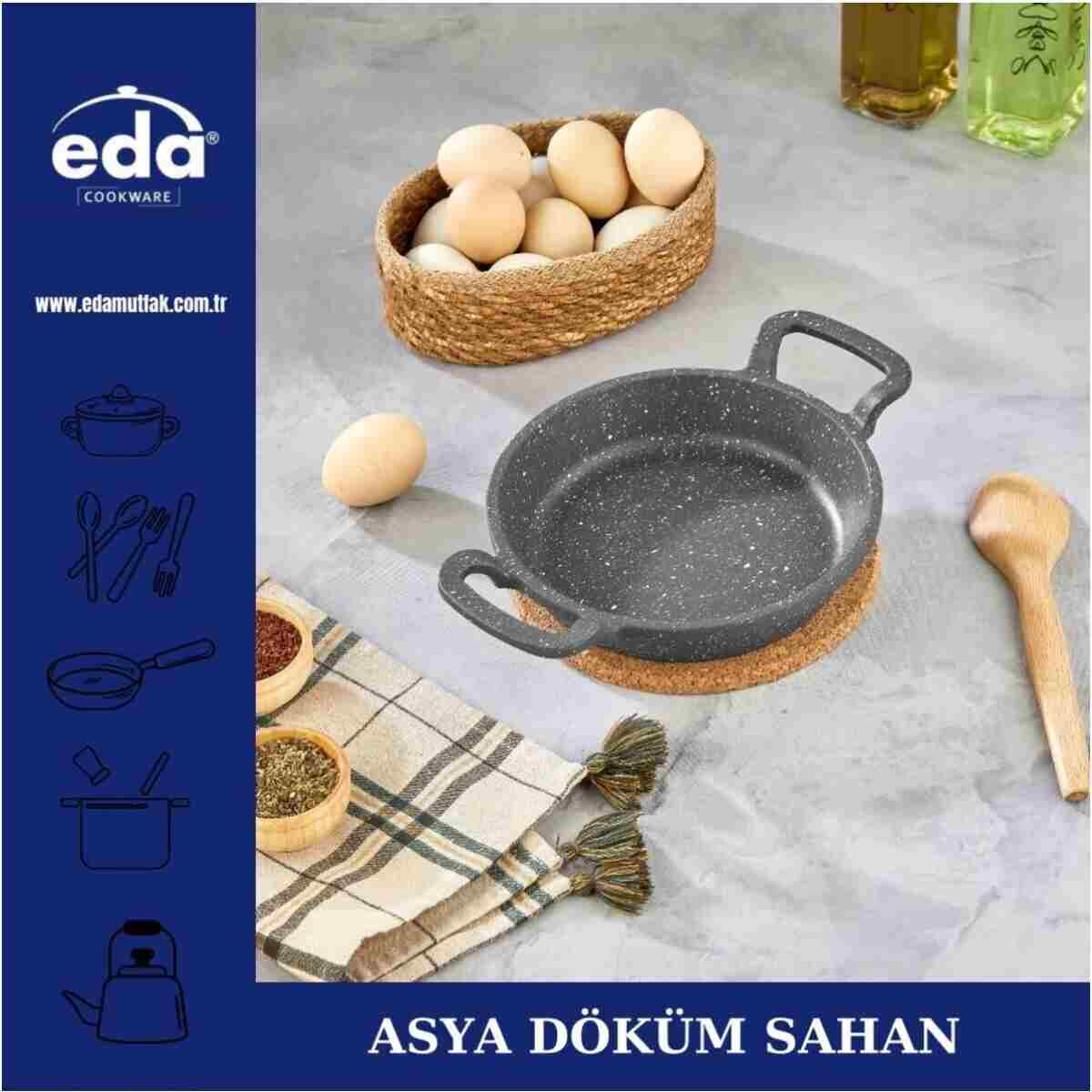 Eda 16 Cm Döküm Granit Asya Sahan - Görsel 2