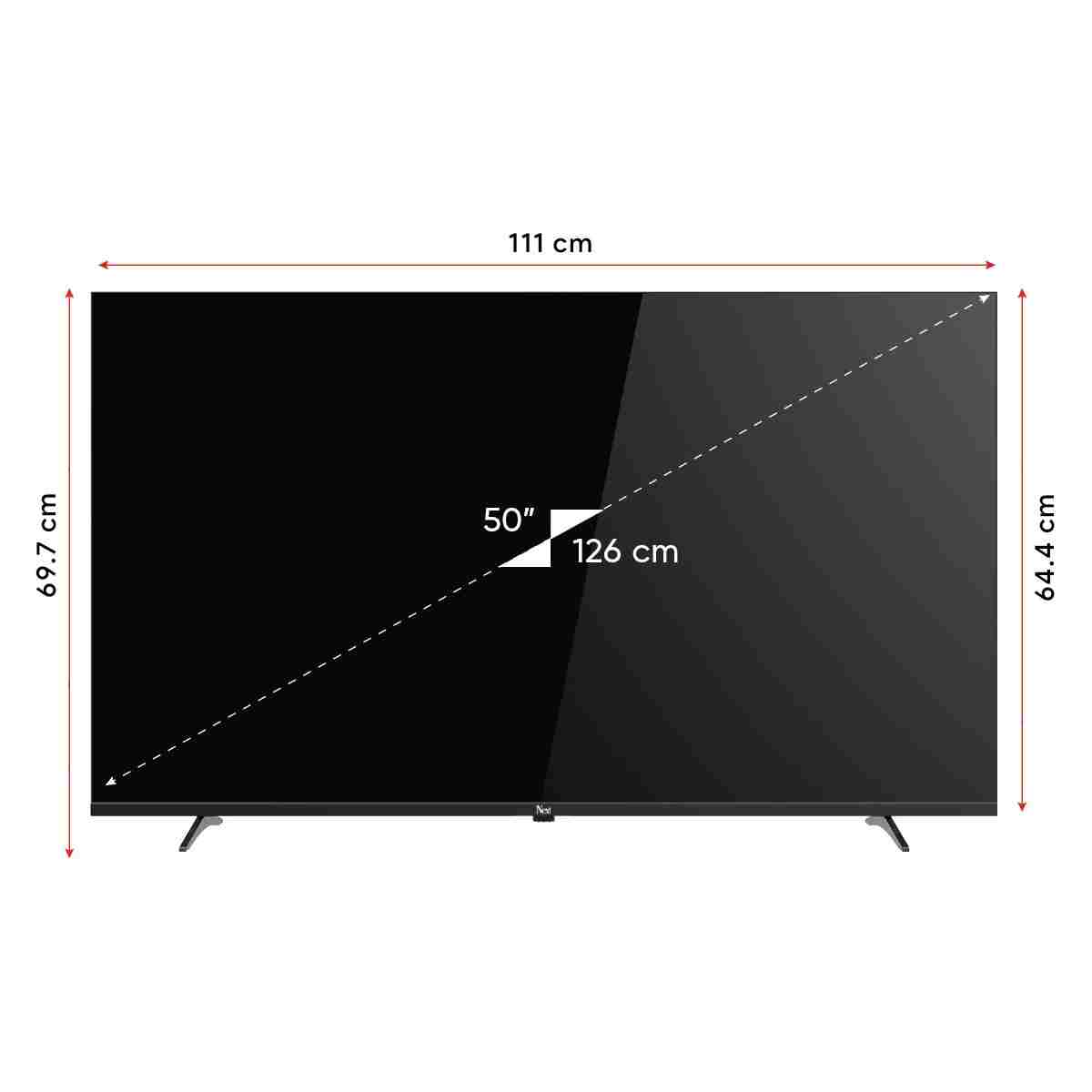 Next YE-50GFSG8-QLED 50" 127 Ekran UHD 4K Google TV - Görsel 12