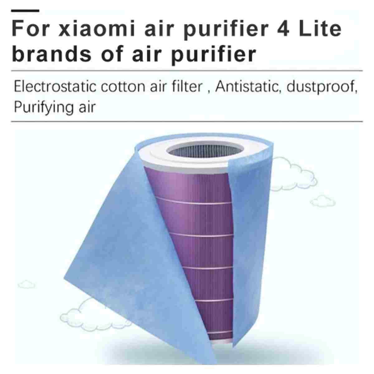 FilterHauz I Xiaomi Mi Air Purifier 4 Lite Için Toz Tutucu Filtre 6 Adet - Görsel 8